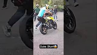 Duke stunt😱😈 duke stunt bikerider motovlog bikerider [upl. by Becker]