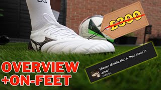 THE MOST EXPENSIVE BOOTS FOR HALF PRICE  Mizuno Morelia Neo Beta IV MIJ Overview [upl. by Zirtaeb]