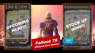 Fallout 76  Milepost Zero  EXP NERF Live amp Love 3 Magazine  THATS NO FUN  Twitch dexterisfrosty [upl. by Jane]