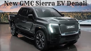 UPDATE New GMC Sierra EV Denali Features and Technology [upl. by Ludwog]