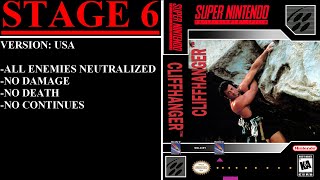 Cliffhanger USA Super Nintendo  Stage 6 [upl. by Erbe]