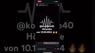 Koushino Hörprobe 10102024 🔥 deutschrap rap koushino tn [upl. by Osicran445]