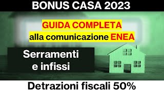 Bonus Casa 50  Nuove Finestre [upl. by Christal]