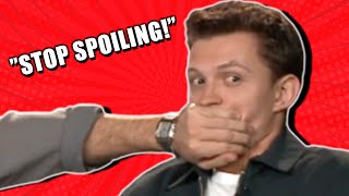 tom holland spoiling marvel movies for 13 minutes straight [upl. by Alahcim]