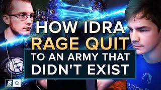 How IdrA Rage Quit to an Army That Didnt Exist [upl. by Senhauser914]