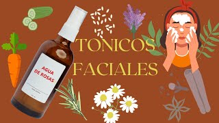 TONICOS FACIALES NATURALES APRENDE COMO HACERLOS [upl. by Eurd476]