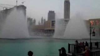 Burj Dubai  Fountain Event [upl. by Yesteb]