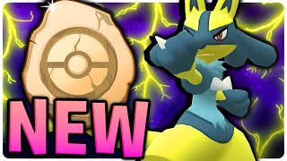 NEW FORCE PALM LUCARIO PUNCHES TRHOUGH THE FOSSIL CUP FT LILY  GO BATTLE LEAGUE [upl. by Asiil416]