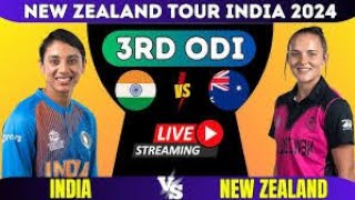 INDW vs NZW 3rd ODI 2024 Live Updates and Highlights [upl. by Aleekahs916]