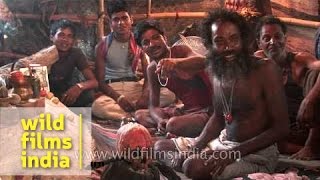 Aghori baba converses in broken English [upl. by Cresida]