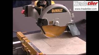 Dewalt D24000 Electric Tile Cutter  Tradetiler [upl. by Rolland424]