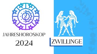 ♊ Jahreshoroskop  Zwillinge  2024 [upl. by Eikram]