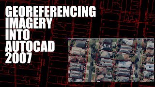 How To Manually Import A Georeferenced Image To AutoCad 2007 [upl. by Brunell]