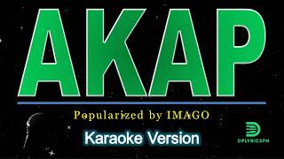 Imago  Akap karaoke version [upl. by Buxton]