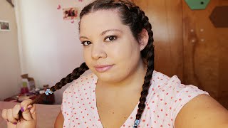 HOW TO  Dutch Braid Pigtails [upl. by Alaric]