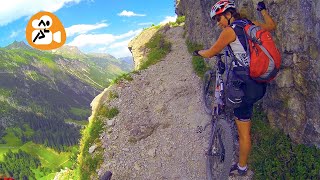 MTB Transalp  Adventure Schrofenpass a challenging and breathtaking tour for mountain bikers [upl. by Alberto]