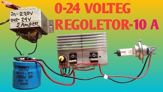 adjustable voltage regulator using IRF P150high power voltage regulator 040 volt10Amper [upl. by Eastman646]