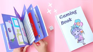 7 Easy Paper Gaming Book Part2  DIY Cute Gaming Book Idea  Paper Toys [upl. by Fritz]