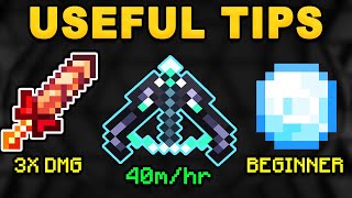 Top 5 OP And Useful Tips  Hypixel Skyblock [upl. by Thirion634]