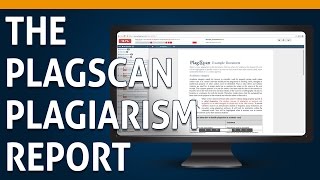 03 The Plagiarism Report  A Quick Overview [upl. by Adebayo]