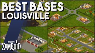 Best Bases For Multiplayer In Louisville Project Zomboid Louisville Base Guide [upl. by Liane570]