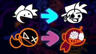 Redrawing Friday Night Funkin Mods Icons Part 19 [upl. by Ecila]