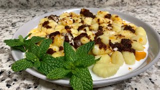 Potato Gnocchi and Oily Sauce recipe [upl. by Antoni222]