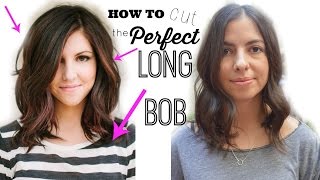 ✧ How to Cut the PERFECT Long Bob ✧ quotLob Haircutquot [upl. by Rush]