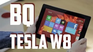 Bq Tesla W8 Review en español de la tablet con Windows 81 [upl. by Narud]