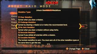 Unlocking Gauntlets amp Medallions Resident Evil Revelations 2 Raid Mode RERevelations 2 [upl. by Jamey]