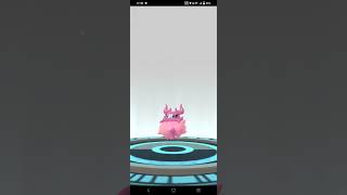 EVOLUTING SPRITZEE INTO AROMATISSE shorts gameplay pokemongo [upl. by Malcom945]