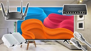 How to Connect A Smart TV to the Internet using WiFi Wired Ethernet Powerline and More [upl. by Teerprug157]