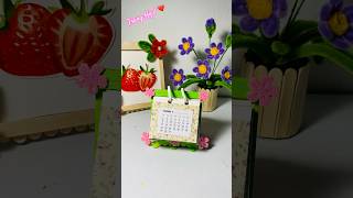 Make a mini desk calendar  lịch để bàn mini diy handmade decorate papercraft newyear [upl. by Ibob331]