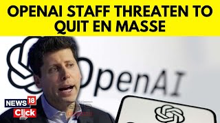 Open AI News  95 Of OpenAI Employees Threatened To Resign And Join Microsoft  Sam Altman  N18V [upl. by Silsbye144]