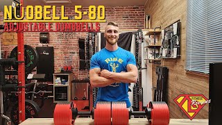 Dumbbell ajustable NUOBELL 580 [upl. by Lekram]