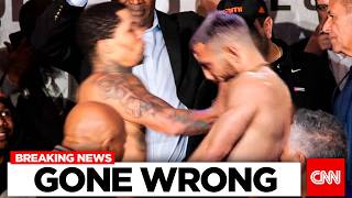 JUST IN Gervonta Davis VS Vasyl Lomachenko FACE OFF Gone WRONG [upl. by Eelyek]