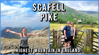 Climbing the Highest Mountain in England Scafell Pike Wasdale Wast Water Hawkshead Lake District [upl. by Booker]