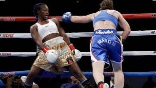 CLARESSA SHIELDS VS FEMKE HERMANS FULL FIGHT HBO SIGN OFF SHOW [upl. by Ayamat]