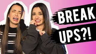 HOW TO BREAK UP W SOMEONE w The Merrell Twins [upl. by Haonam]