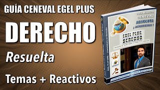 Guía CENEVAL EGEL Plus DERECHO ¡Resuelta y Actualizada  Reactivos Simulador [upl. by Arahset]