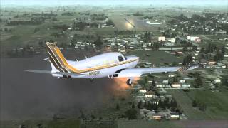 Fatal Piper Crash  FSX [upl. by Nelrac524]