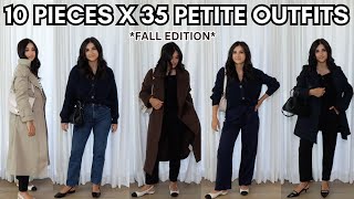 10 Wardrobe Pieces  35 PETITE Fall Outfit Ideas [upl. by Francine891]