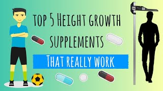 Top 5 Height Growth Supplements that REALLY WORK [upl. by Fidel]