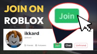 How To Join Someone on Roblox Without Being Friends 2024 [upl. by Eryt]