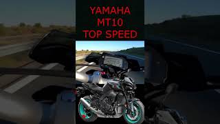 Yamaha Mt10 295kmh top speed shoyamaha mt09 youtube subscribers youtubeshorts [upl. by Keeler]