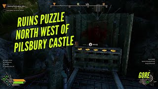 Ruins Puzzle North West of Pilsbury Castle  Robin Hood Sherwood Builders [upl. by Nylannej]