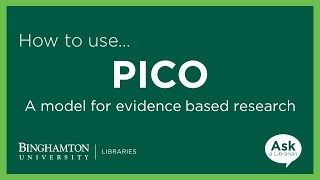 PICO A Model for Evidence Based Research [upl. by Hoebart]