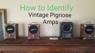 How to Identify a Vintage Pignose 7100 Amplifier [upl. by Norwood908]