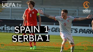 U17 highlights Spain v Serbia [upl. by Kalle]