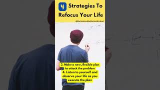 4 Strategies To Refocus Your Life shorts motivationmeditationmindset [upl. by Louth558]